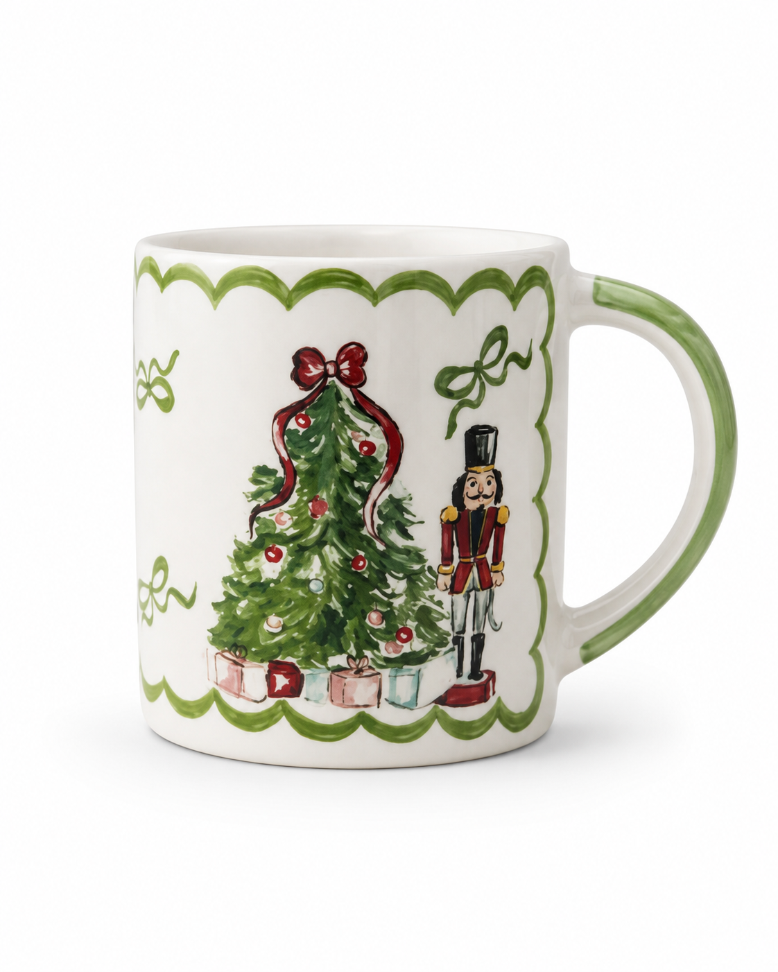 Caneca Lisa Grande Soldadinho de Natal 10 x 10cm 400 ml