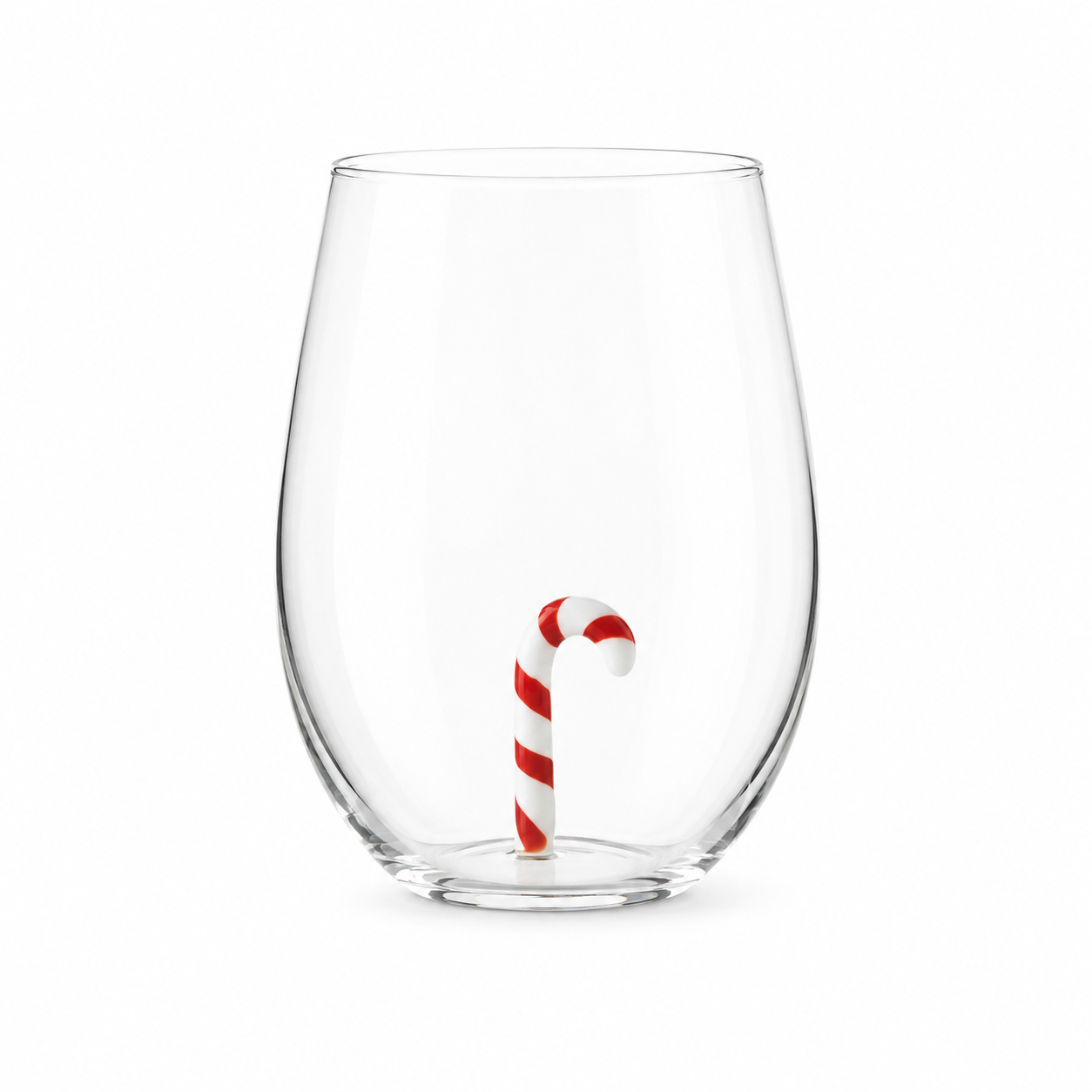 Copo de Vidro Candy Cane 450 ml 11 X 7 cm