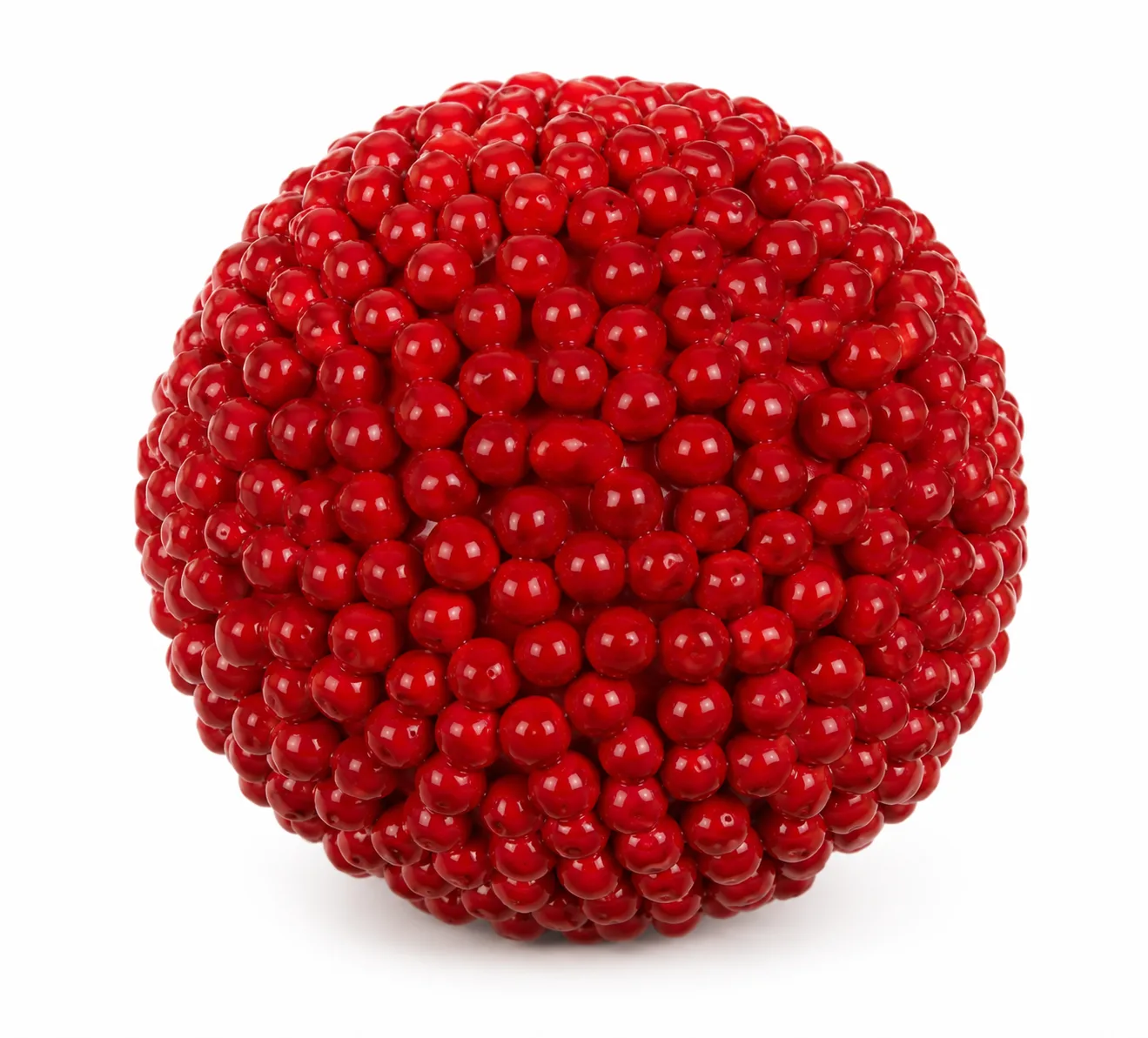 Bola Decorativa Natal Berry Vermelho 12 cm