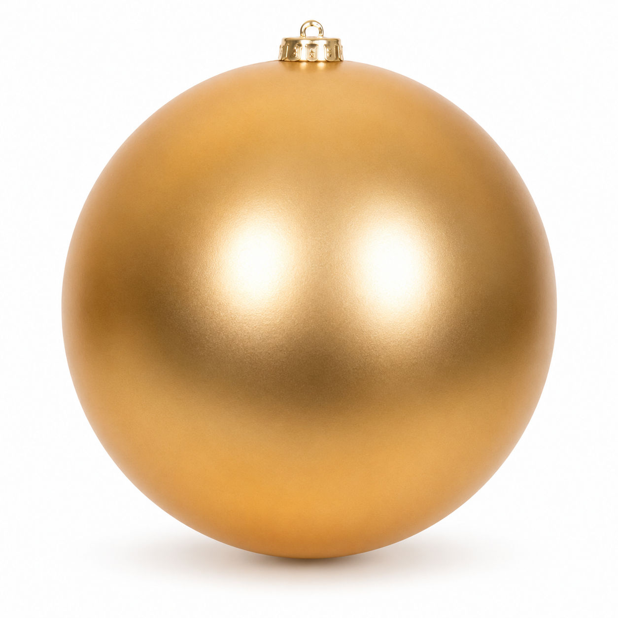 Bola Fosca em Tubo com 1 Unidades Dourado 20 cm
