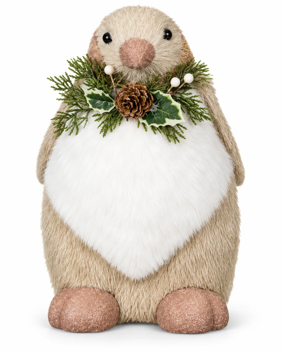 Pinguim de Natal Rosé 26 cm