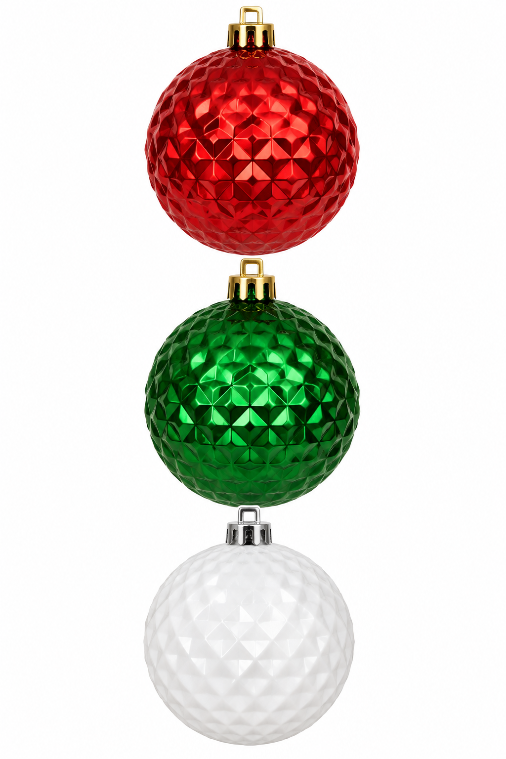 Bola Decorativa Natal Colorida 6 Unidades 8cm