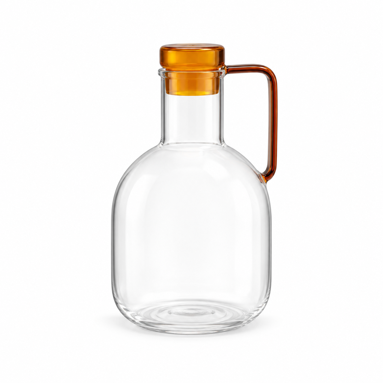 Jarra em Vidro Borossilicato com Detalhe Âmbar 1700 ml 23 X 13 X 13 cm