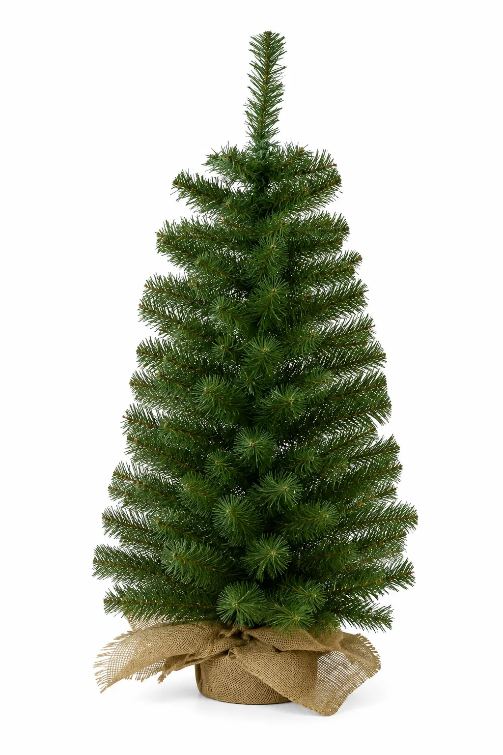 Árvore Natal com Base em Juta 119 Tips Verde 90cm