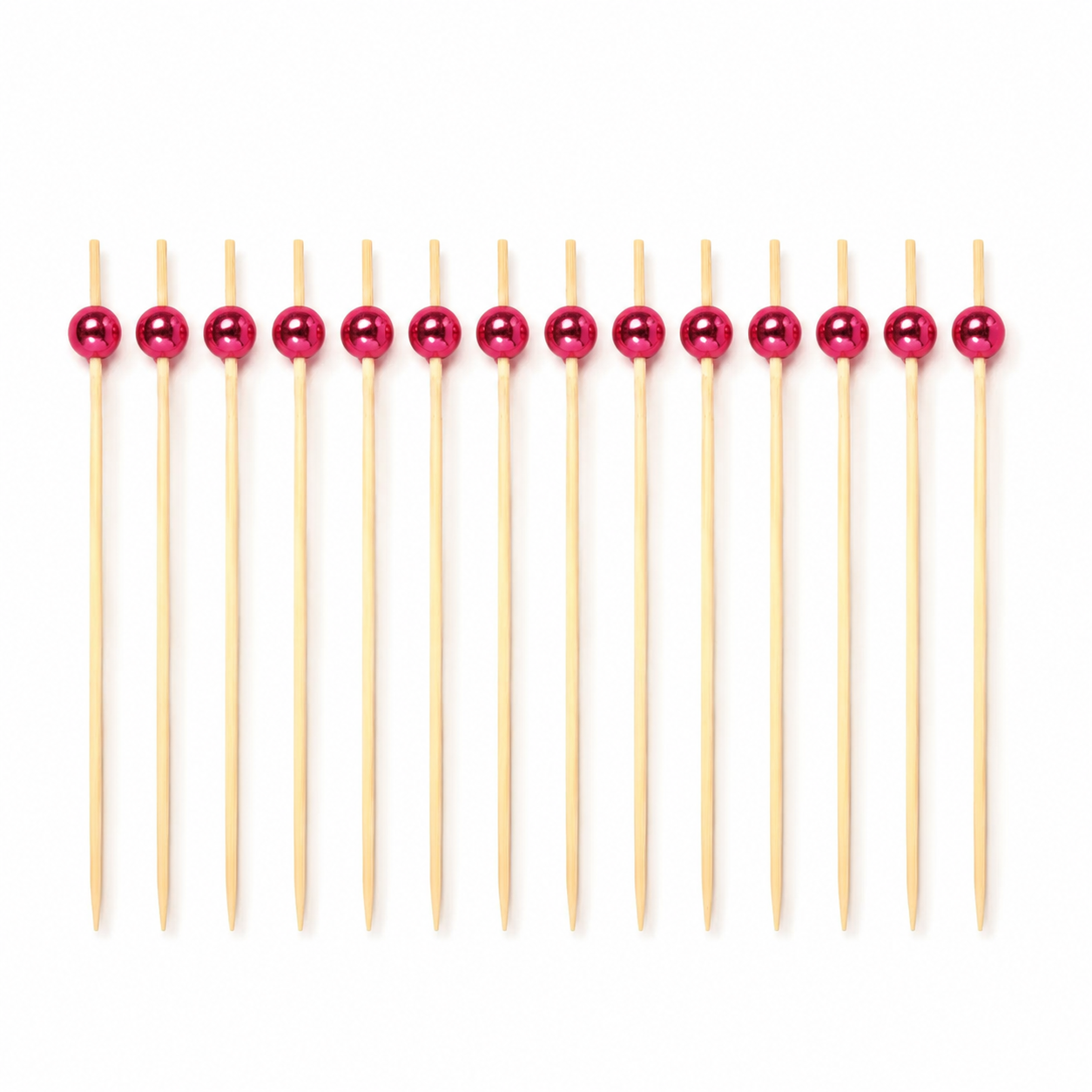 Palito para Aperitivo Bola Vermelha Jogo com 20 Peças