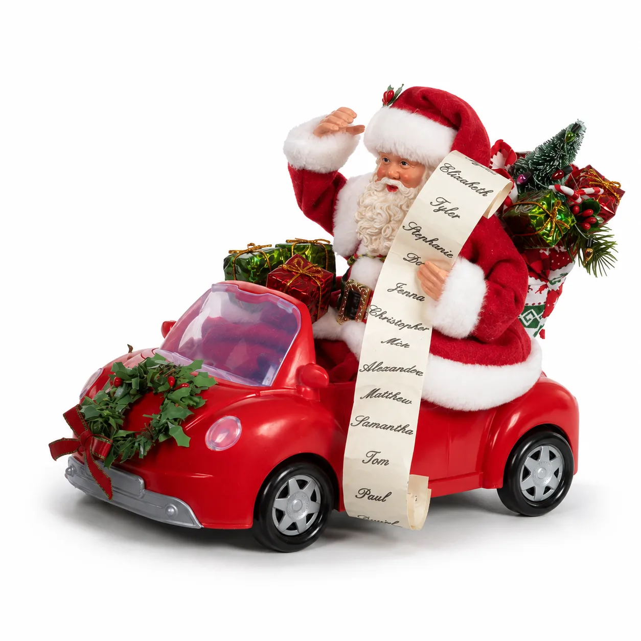Papai Noel com Carro Colorido