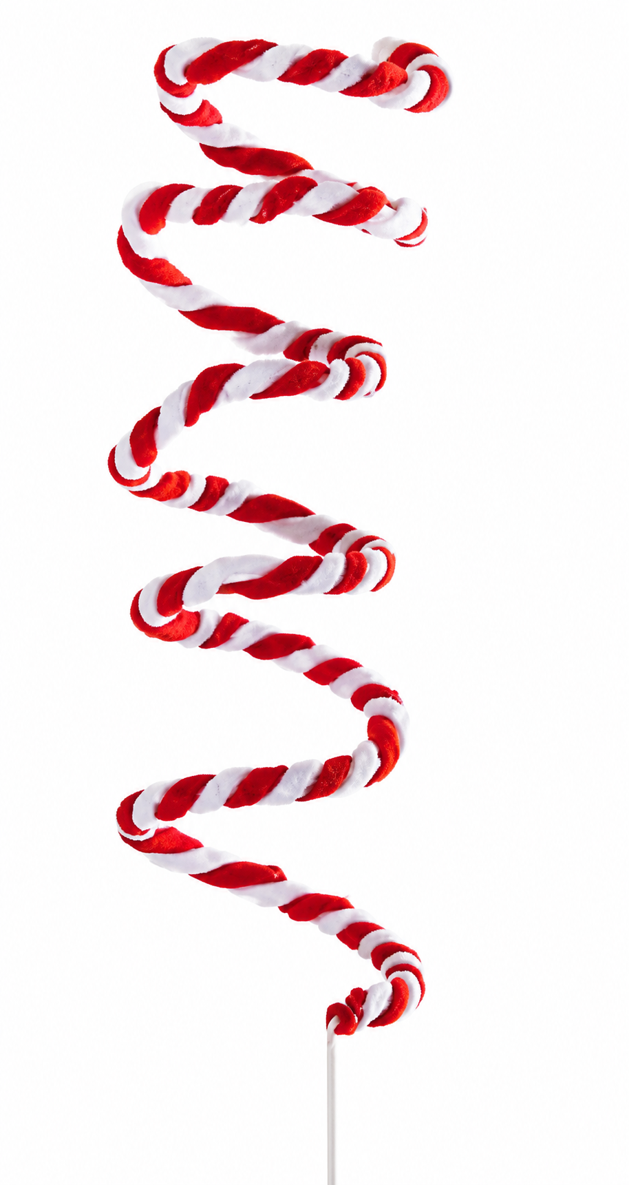 Candy Espiral Vermelho Branco 1,28 m