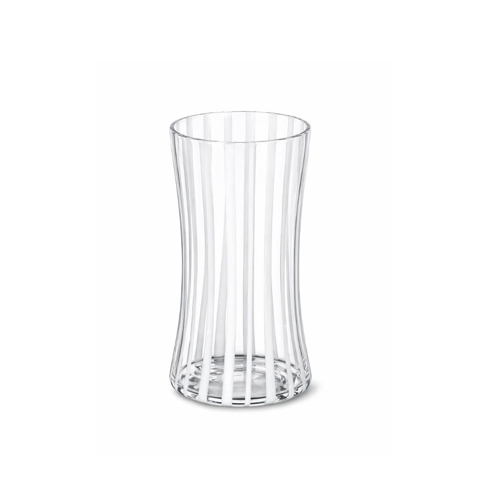 Copo Vidro Transparente Branco 380ml