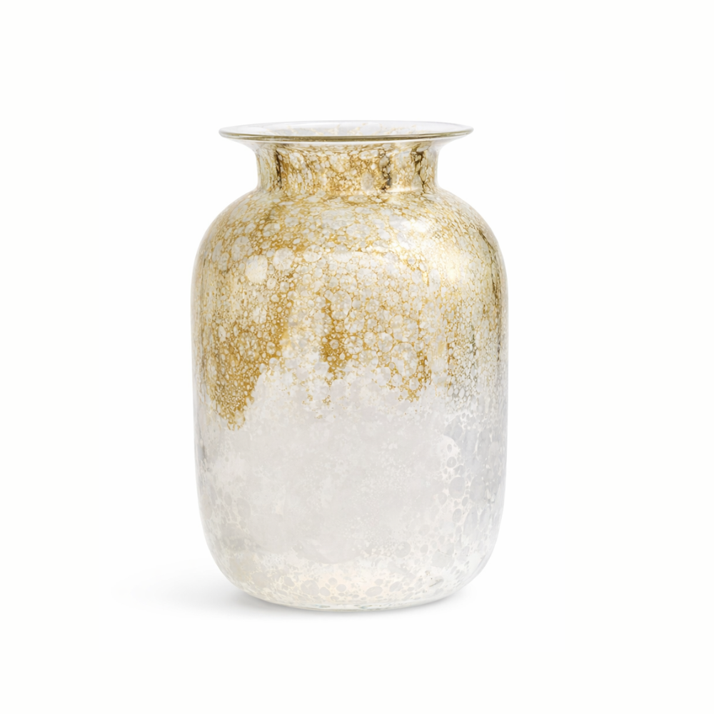 Vaso em vidro espuma do mar