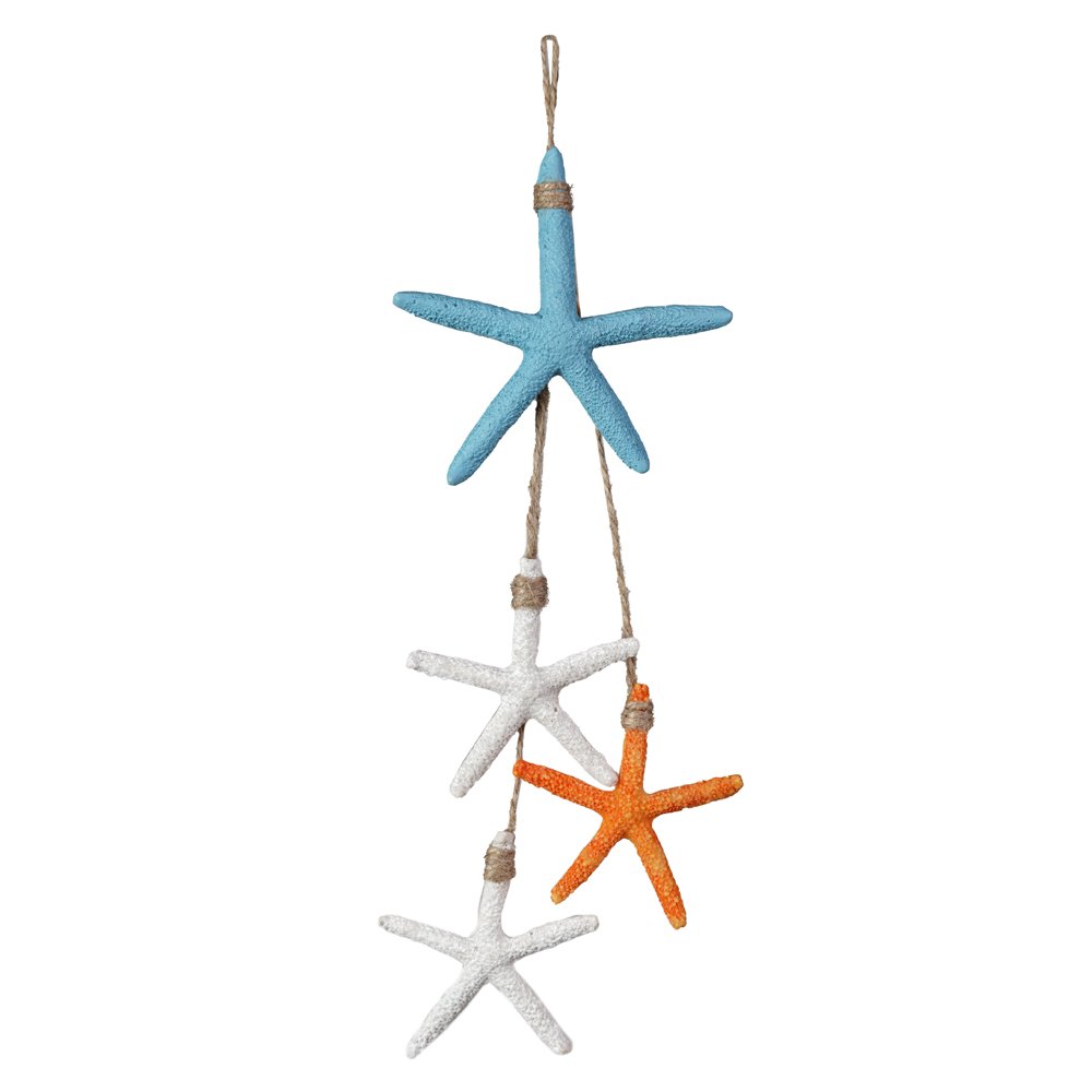 Estrela Pendurar Azul Claro e Branco