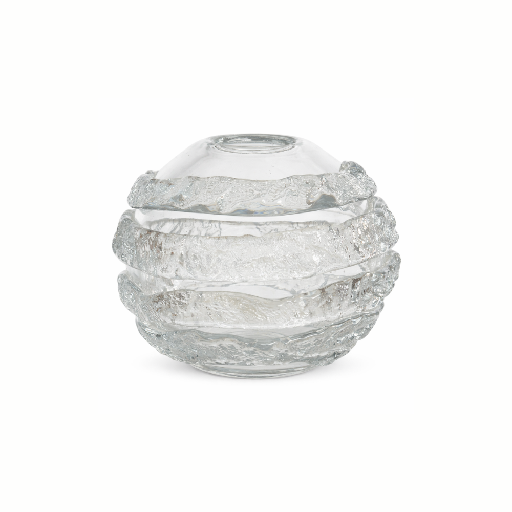 Vaso decorativo vidro transparente