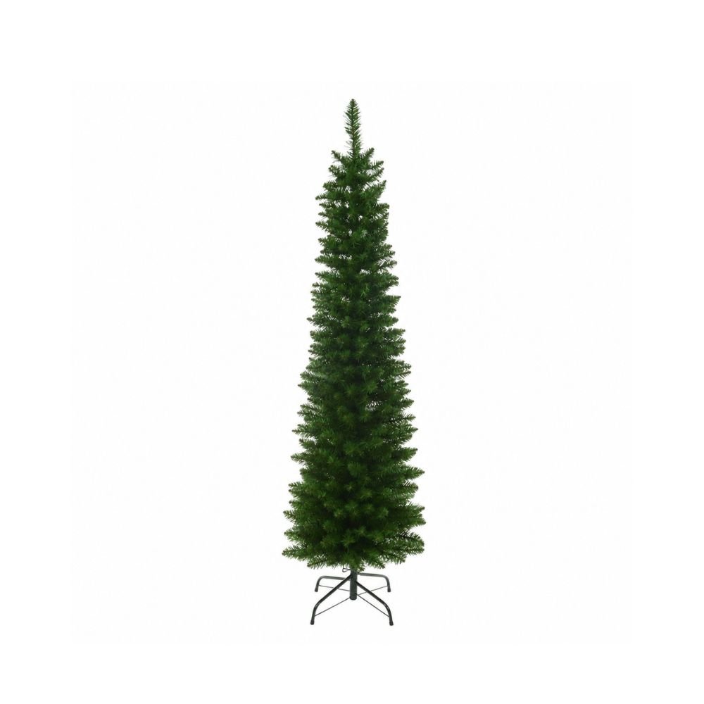 Árvore Natal Boston Slim 460 Tips Com Base Metal Verde 2.1m