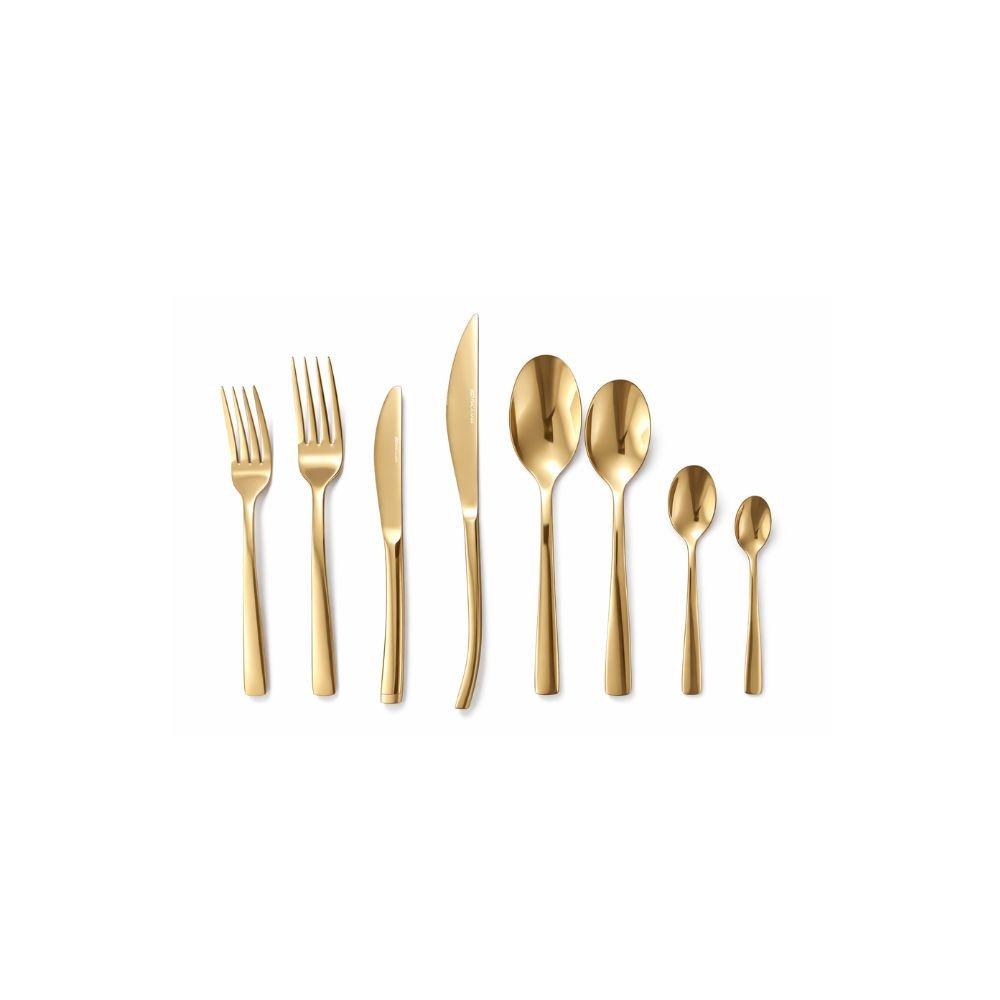 Faqueiro Ravel em aço inox 48 peças champanhe