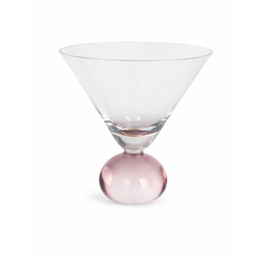 TAÇA BUBBLE GLASS - Rosa
