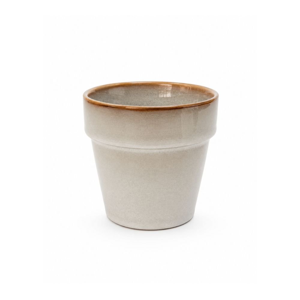 Vaso Cerâmica Bege