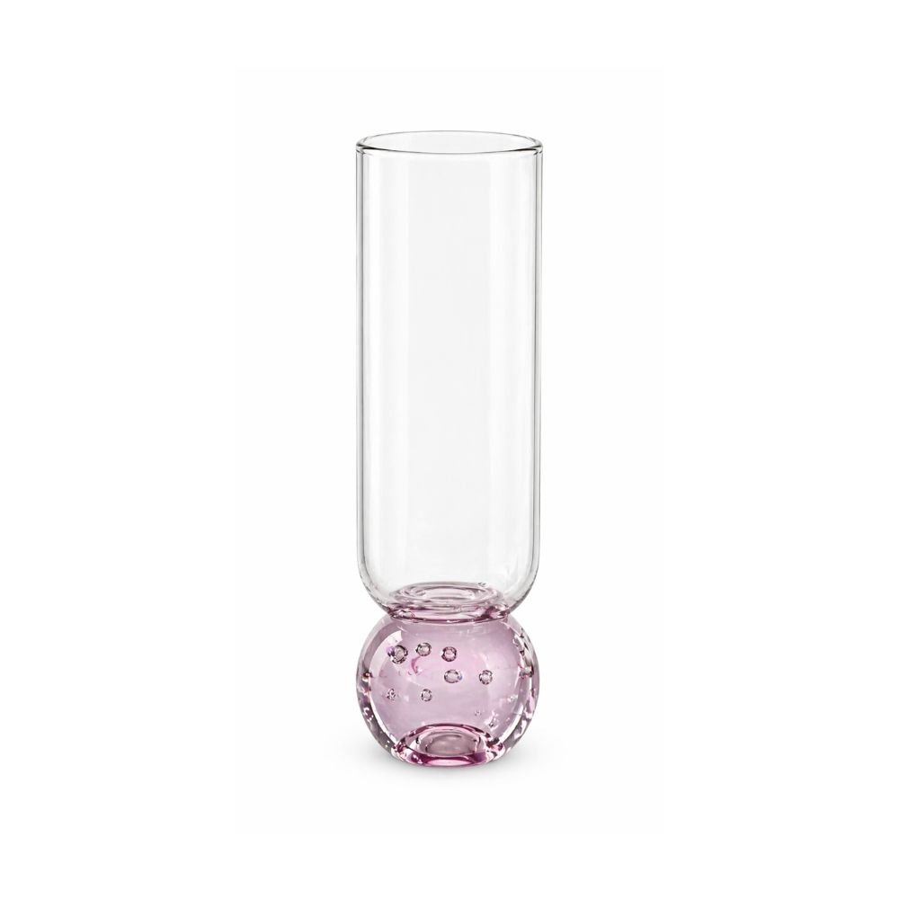 Taça Transparente Rosa 250ml