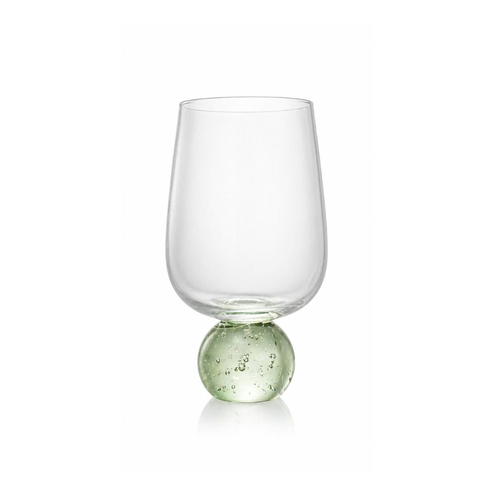 Taça Transparente Verde 540ml