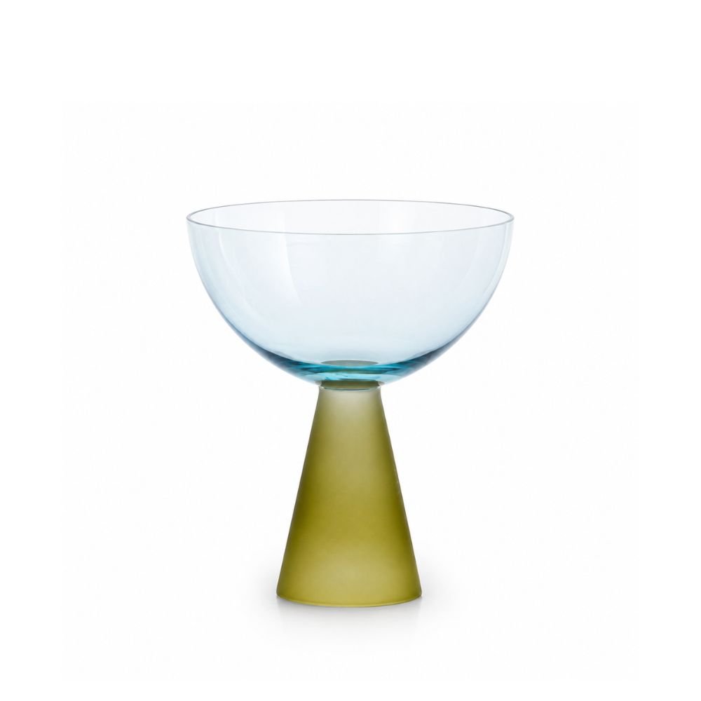 Taça Sobremesa Azul Verde 240ml