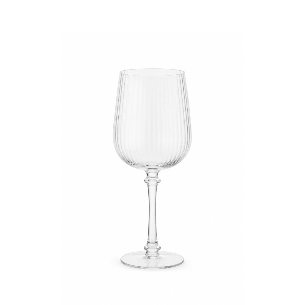 Taça Vinho Branco 430ml Canelado Classic Transparente