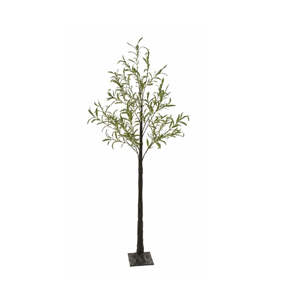 Árvore Decorada 180 LED Bivolt Branco Quente 1,8O m